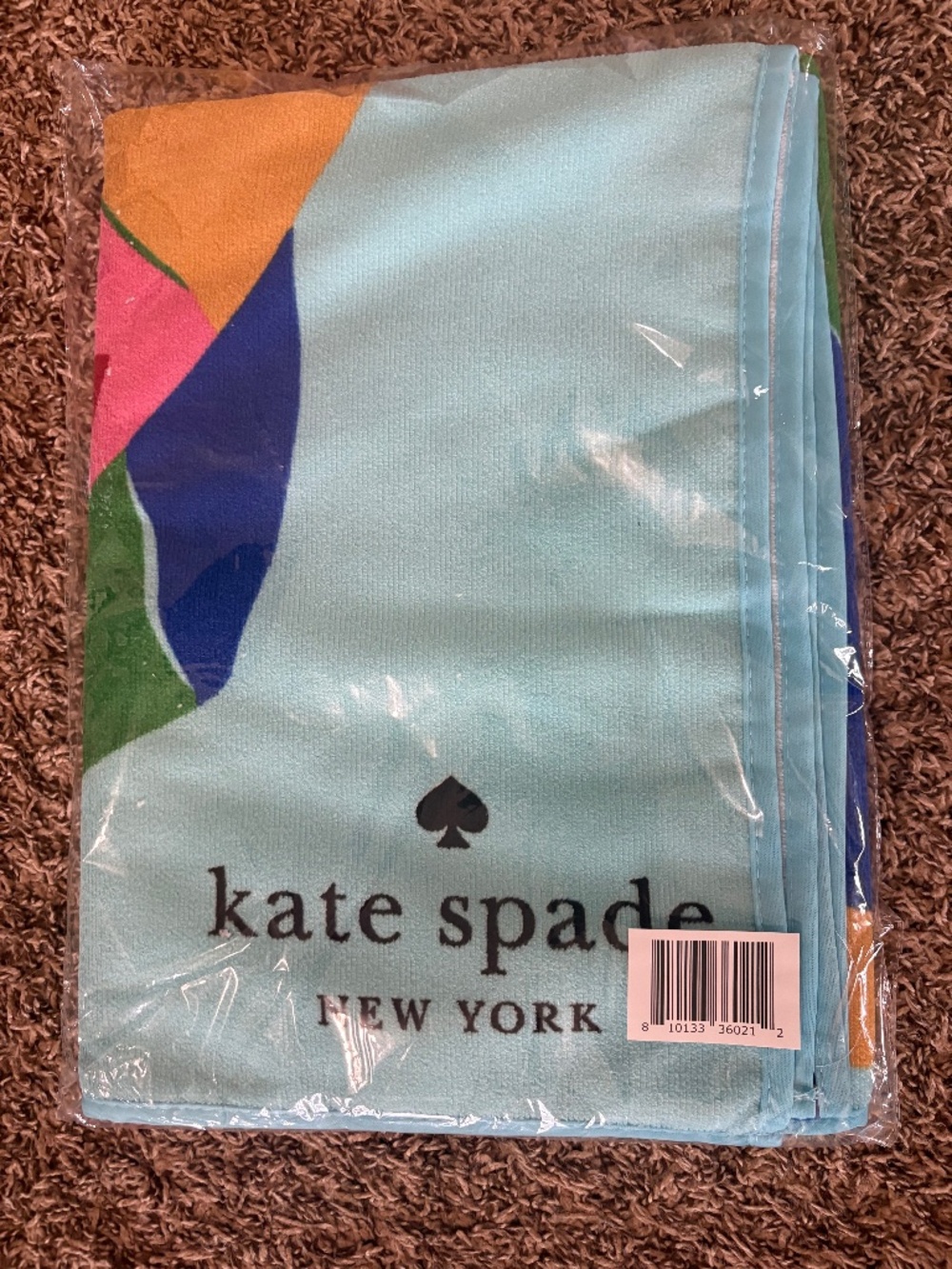 NWT Kate Spade New York Tropical Fish Beach Towel